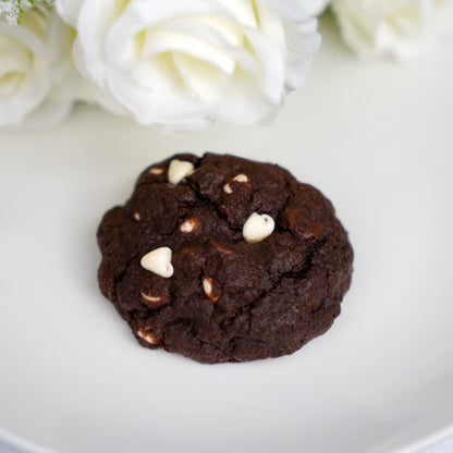 6ct Nutella Stuffed Double Chocolate White Chocolate Chip Cookies