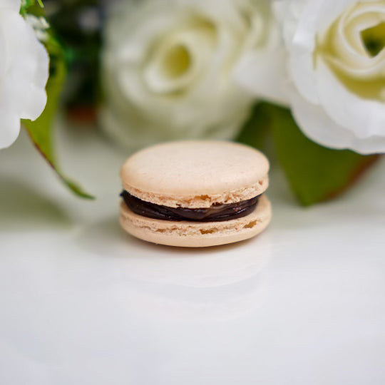 6ct Chocolate Salted Caramel Macarons